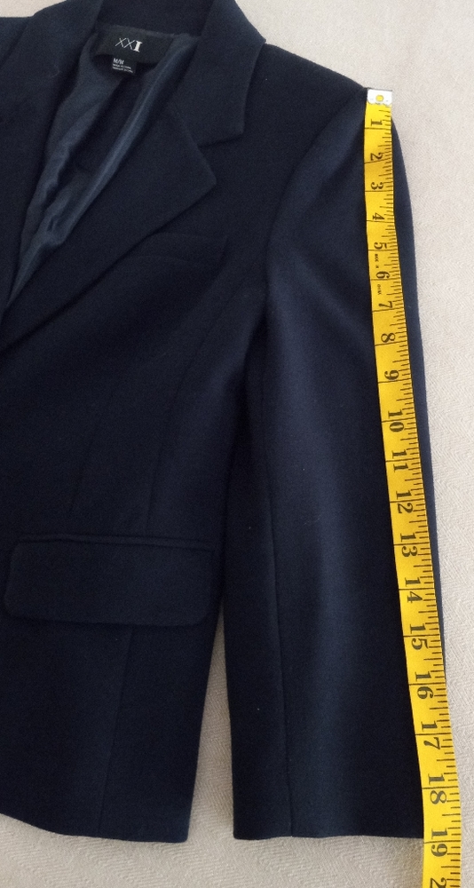 Forever 21 Cropped Navy Jacket - Picture 4 of 8